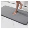 JMORCO Super-Absorbent Memory Foam Bath Mat, Non-Slip, Brown, 43 x 61 cm view 2