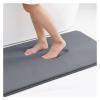 JMORCO Super-Absorbent Memory Foam Bath Mat, Non-Slip, Brown, 43 x 61 cm view 3