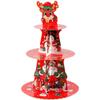 Keuyeo 3-Tier Christmas Cupcake Stand view 1