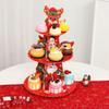 Keuyeo 3-Tier Christmas Cupcake Stand view 3