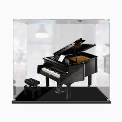 Transparent Acrylic Display Case for LEGO 21323 Grand Piano, 3 mm, Case Only