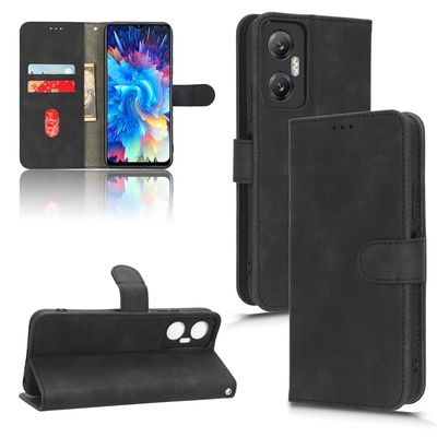 Rfvzubemok Flip Wallet Case for Infinix Hot 20 5G, Black