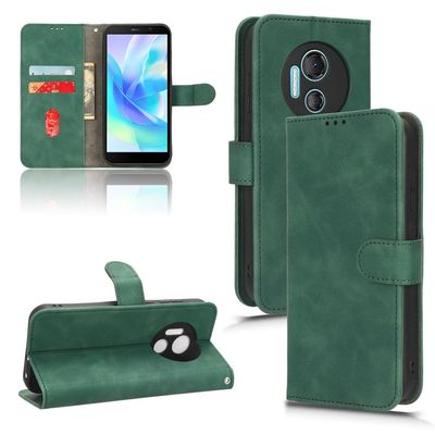 Rfvzubemok Flip Wallet Case Compatible with Doogee X97 4G and X97 Pro 4G, Magnetic Closure, Green