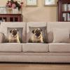 NONHAI Decorative Pug Throw Pillow Covers, 20 x 20 in, Set of 2 view 3
