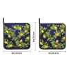 Lemon Tree Pot Holder Set, Heat-Resistant, Non-Slip, Washable, 8 x 8 in, 2-Pack view 2