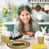 MORAINJAY 68-Piece Gold Paper Tableware Set view 3