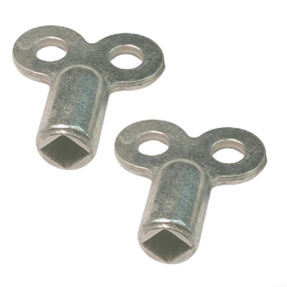 5 x 5 mm Square Key for Radiator Bleed Valves, Zinc Alloy, Essential Accessory (D)