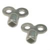 5 x 5 mm Square Key for Radiator Bleed Valves, Zinc Alloy, Essential Accessory (D) view 2