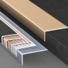 Aluminum Alloy Stair Edge Protector with Anti-Slip Surface view 1