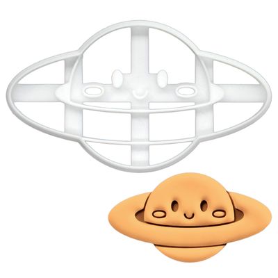 BAKERLOGY Saturn Planet Cookie Cutter – Astronomy Theme