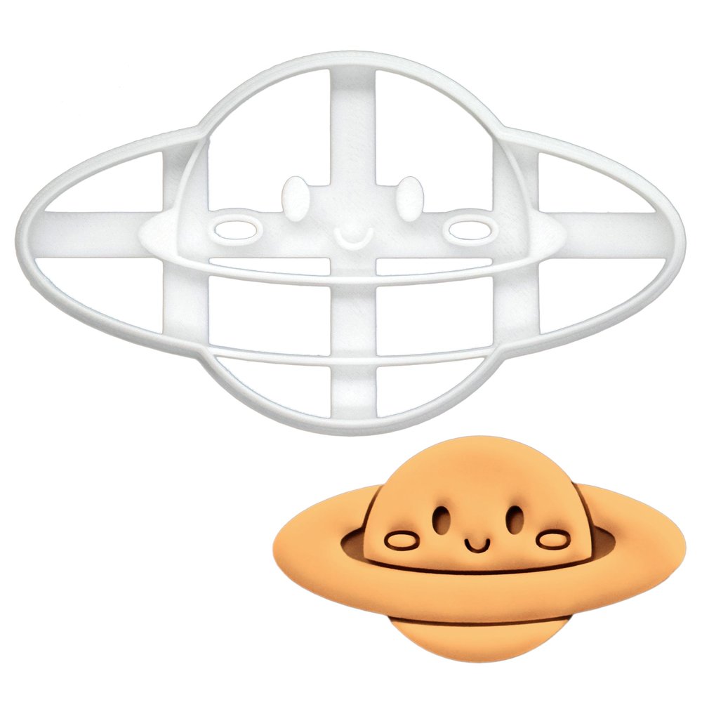 BAKERLOGY Saturn Planet Cookie Cutter – Astronomy Theme
