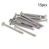 M3 x 35 mm 304 Stainless Steel Phillips Round-Head Machine Screws, 15-Pack view 3
