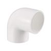 Quick Connector for Flexible Hose, PVC Pipe, 40 mm, 90-Degree PVC Pipe Fitting, Elbow Coupling, 5-Pack view 1