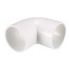 Quick Connector for Flexible Hose, PVC Pipe, 40 mm, 90-Degree PVC Pipe Fitting, Elbow Coupling, 5-Pack view 4