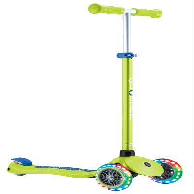 Globber Primo Plus Lights Lime Green
