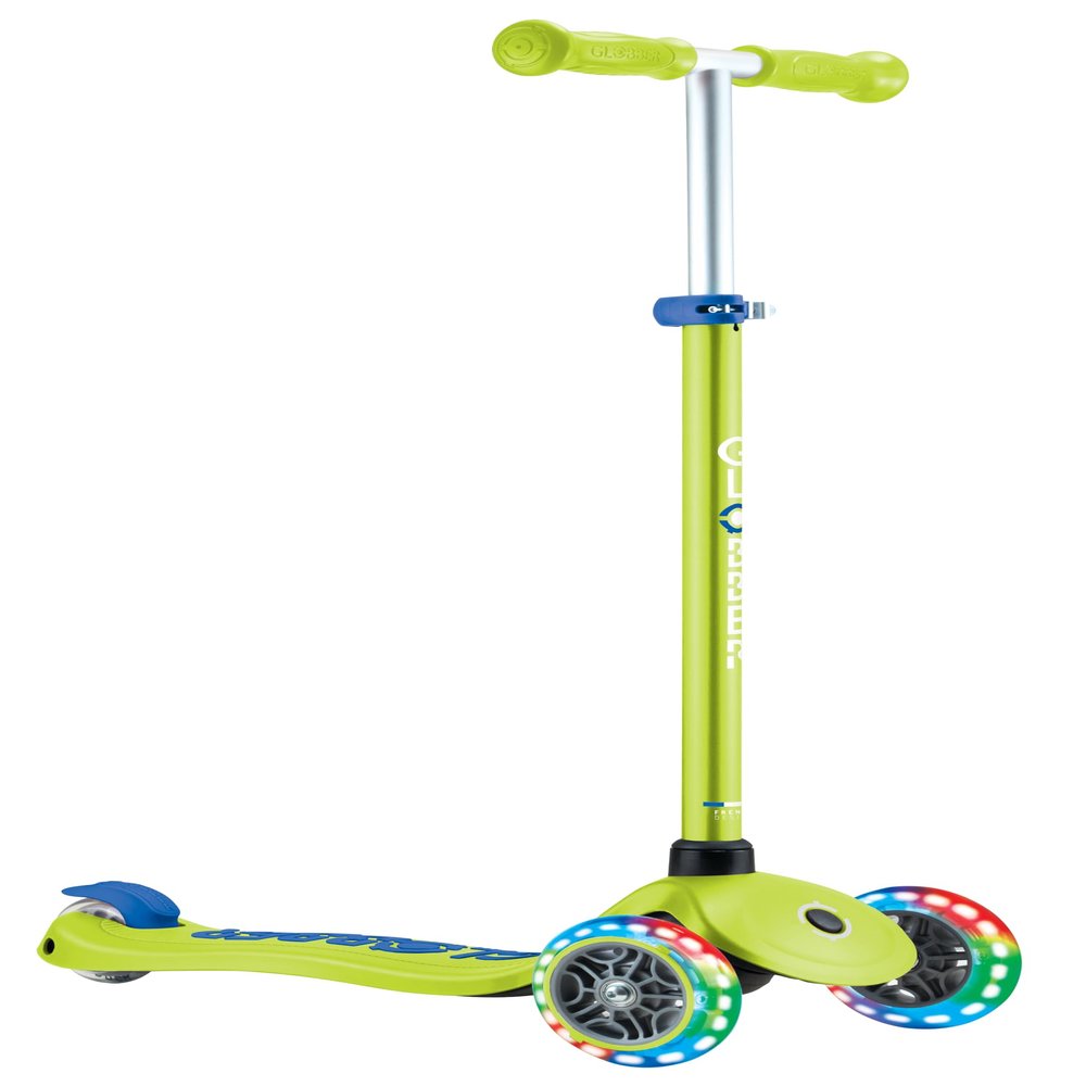 Globber Primo Plus Lights Lime Green