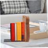 MUSISALY Set of 2 Wooden Bear-Shaped Bookends view 4