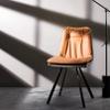 Preferspace Faux Leather Dining Chair with Metal Legs view 3