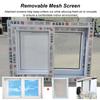 Horizontal Sliding Shed Window with Lock and Tempered Glass view 3