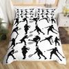 PUOJIEAT Tennis 3D Bedding Set, 155 x 220 cm, Microfiber view 1
