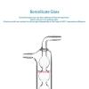 stonylab One-Piece Glass Vacuum Cold Trap, 225 mm, 10 mm Barbed Hose Connection, G3.3 Borosilicate Glass view 4