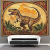 kaiyun 150 x 200 cm Tyrannosaurus Rex Wall Tapestry, 3D Wild Animal Print view 1