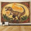 kaiyun 150 x 200 cm Tyrannosaurus Rex Wall Tapestry, 3D Wild Animal Print view 2