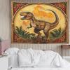 kaiyun 150 x 200 cm Tyrannosaurus Rex Wall Tapestry, 3D Wild Animal Print view 4