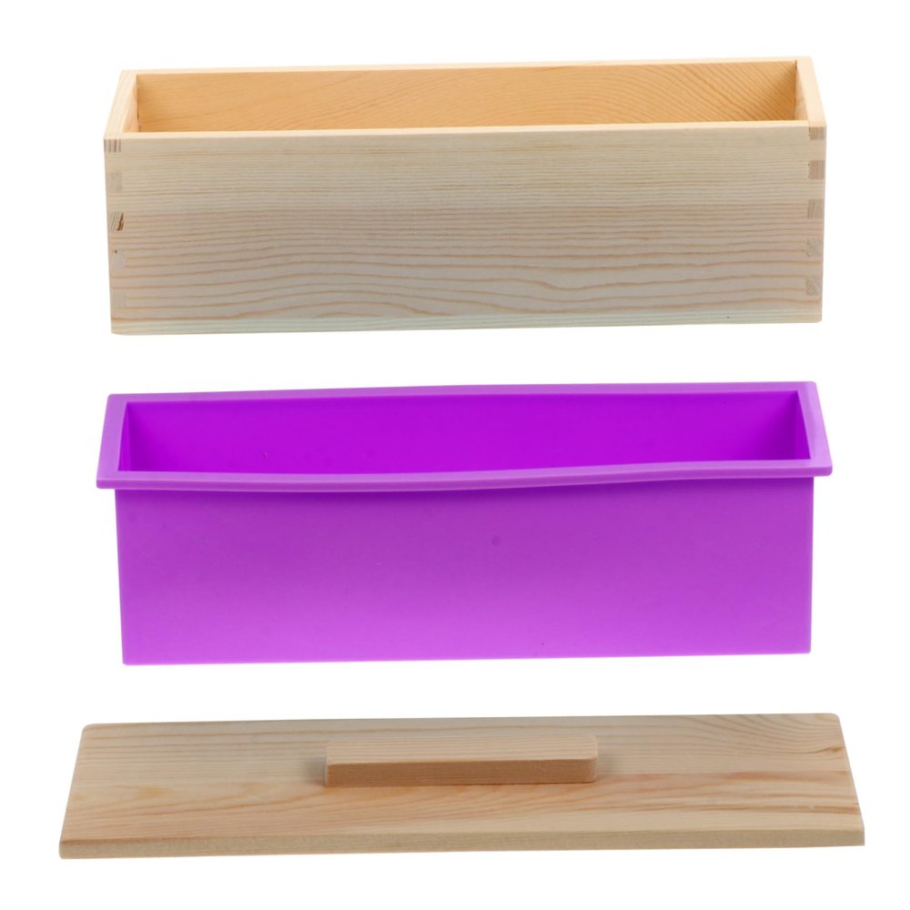 SEWOART Wooden Soap Loaf Mold with Nonstick Coating