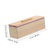 SEWOART Wooden Soap Loaf Mold with Nonstick Coating view 2