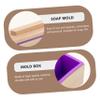 SEWOART Wooden Soap Loaf Mold with Nonstick Coating view 4