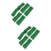 Housoutil 2 Sets Plant Ties for Staking Shrubs and Flowers, Green, 15 Pieces x 2 view 1