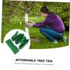 Housoutil 2 Sets Plant Ties for Staking Shrubs and Flowers, Green, 15 Pieces x 2 view 3
