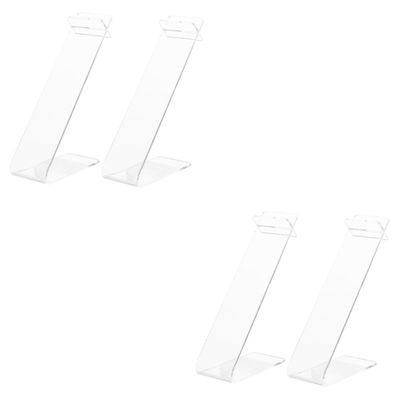 KITANDOVE 4-Piece Adjustable Shoe Display Stands for Sneakers and Sandals