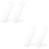 KITANDOVE 4-Piece Adjustable Shoe Display Stands for Sneakers and Sandals view 1
