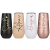 Personalized Stemless Champagne Tumbler with Lid for Bridesmaids view 1