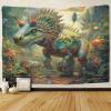 kaiyun PlAmeises from the Dinosaur Era Wall Tapestry, Alien Dinosaur Wall Art, 180 x 230 cm view 2
