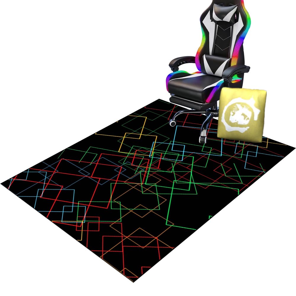 Gaming Chair Mat for Hard Floors, Office Chair Floor Protector, 80 x 120 cm