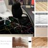 Gaming Chair Mat for Hard Floors, Office Chair Floor Protector, 80 x 120 cm view 4