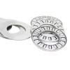 FPJQOBJC NTA411 Inch Thrust Needle Roller Bearing with Two TRA411 Washers, 6.35 × 17.45 × 1.984 mm, 5 Pieces, TC411 NTA 411 view 3