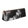 KCGSDEGV Husky Triangular Pencil Case, White view 1
