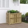 Garden Planter, 90 x 50 x 70 cm, Pressure-Treated Pine view 1