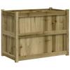 Garden Planter, 90 x 50 x 70 cm, Pressure-Treated Pine view 2