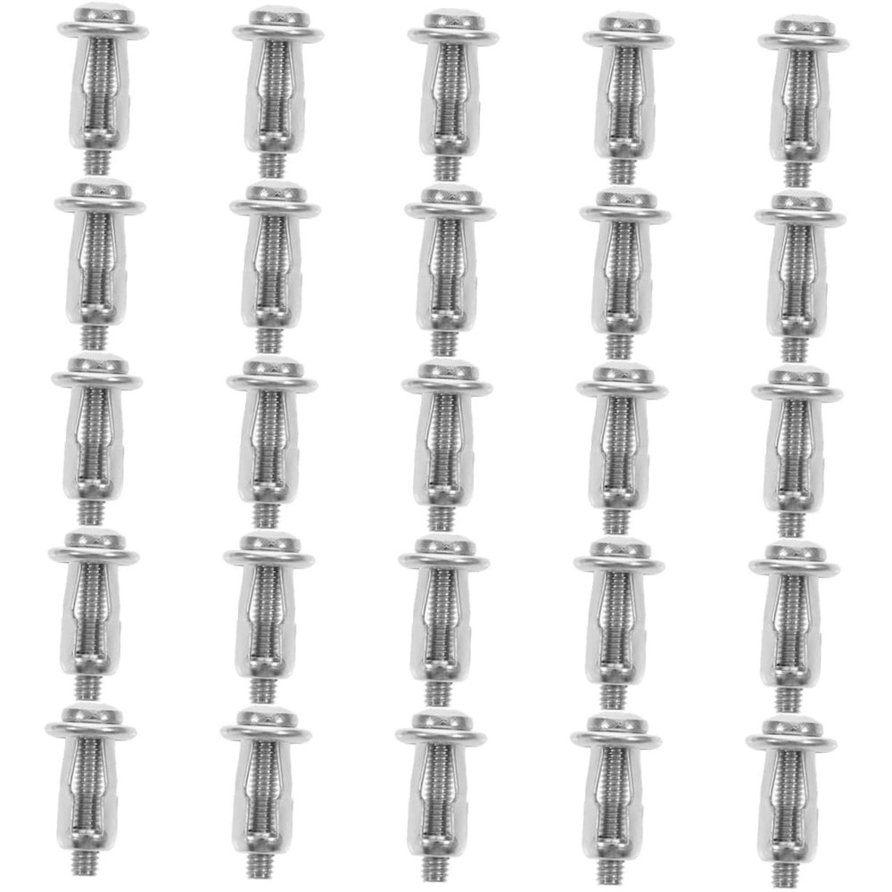 BUGUUYO 50-Piece Hollow Wall Anchors with Screws and Fastening Nuts