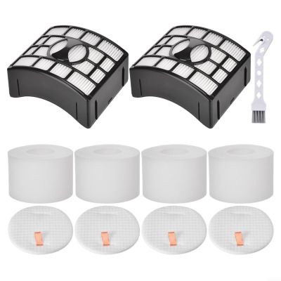 URPIZY ZD550 ZD552 Vacuum Filter Kit for Shark Lift-Away, PowerFins and HairPro Models