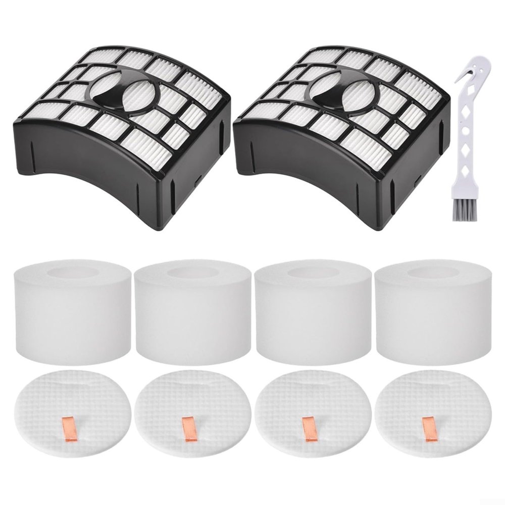 URPIZY ZD550 ZD552 Vacuum Filter Kit for Shark Lift-Away, PowerFins and HairPro Models
