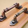 PETSTIBLE Door Handle, Bronze Aluminum Alloy, Barn Door, Cabinet and Dresser Knob, Green Bronze-M view 1