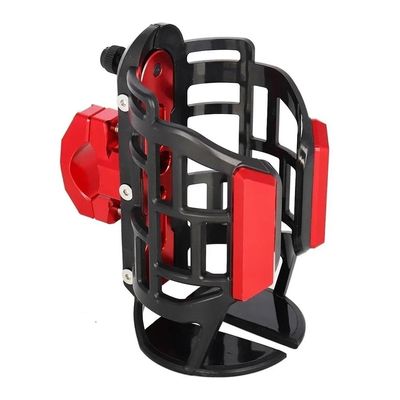 DDGBERFP Motorcycle Cup Holder for Royal Enfield Meteor 350, Continental GT 650, GT650 Twin, Thunderbird 500, and Trials Models (Red)