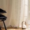 CERTNKI Sheer Eyelet Curtains, 175 x 140 cm, 2 Panels, Linen Look view 3