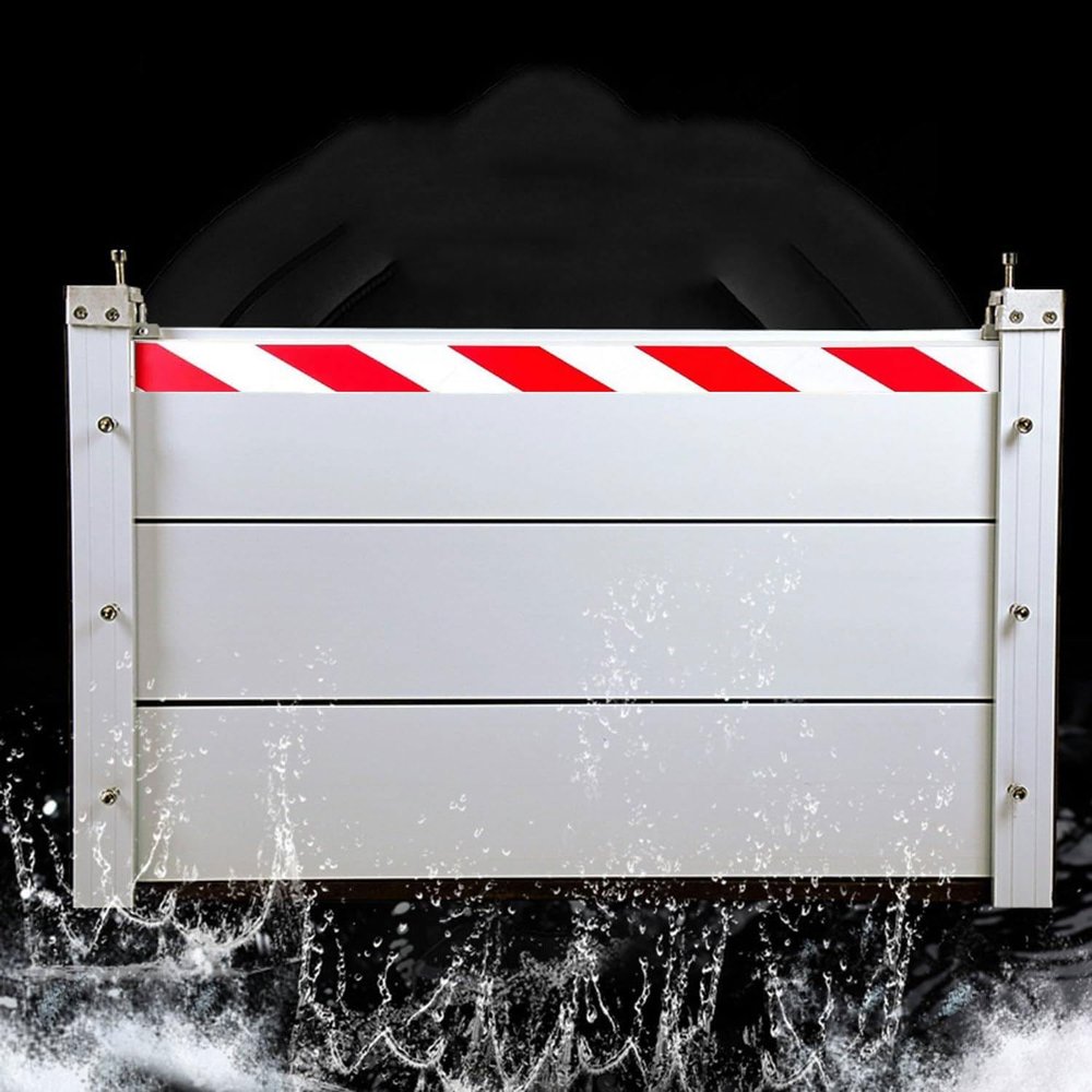 YXCMD Removable Metal Flood Barrier, 140 × 60 cm